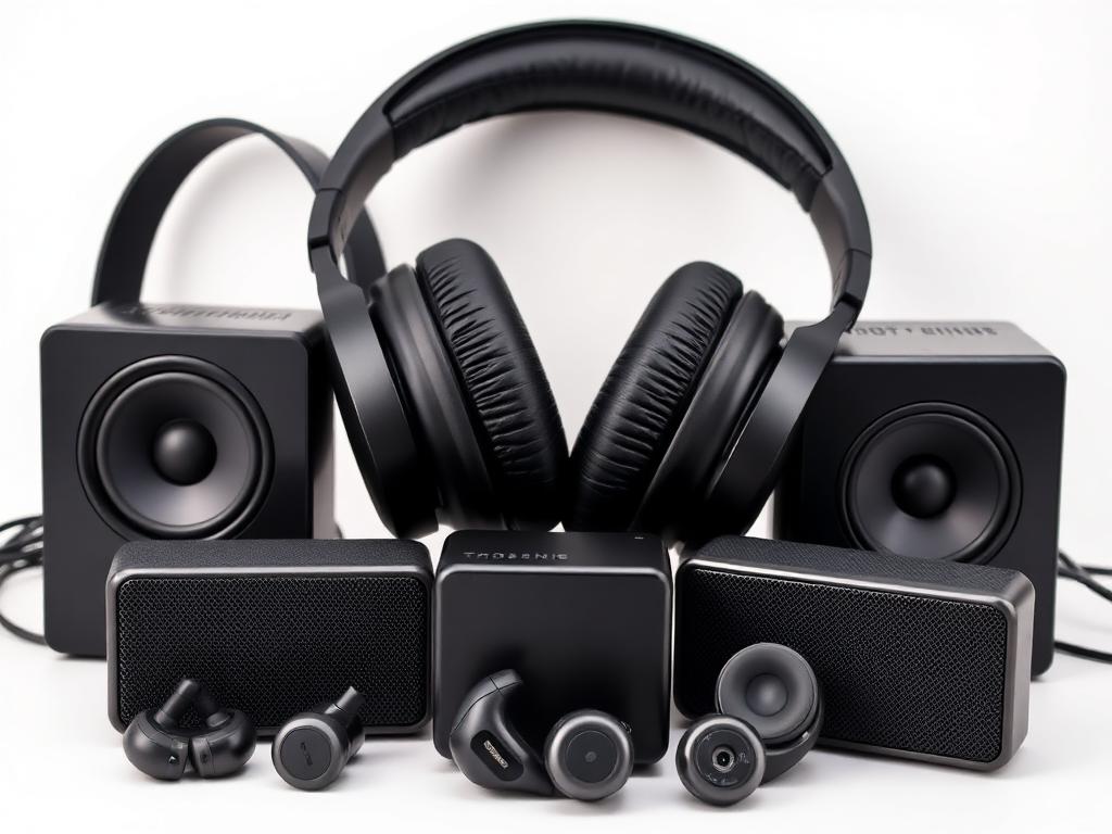 Headphones, Earphones & Speakers